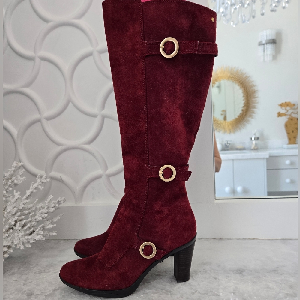 Rockport Merlot Suede Boots Sz 7